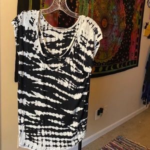 Black and White Shirt